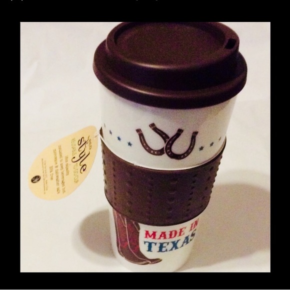 Set Of 2 Reusable To Go Cups 16 oz. Made In Texas Boots - Picture 3 of 3